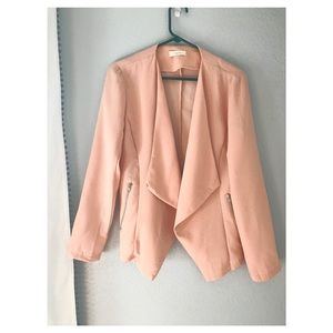 Elodie | Pale Blush Pink Blazer